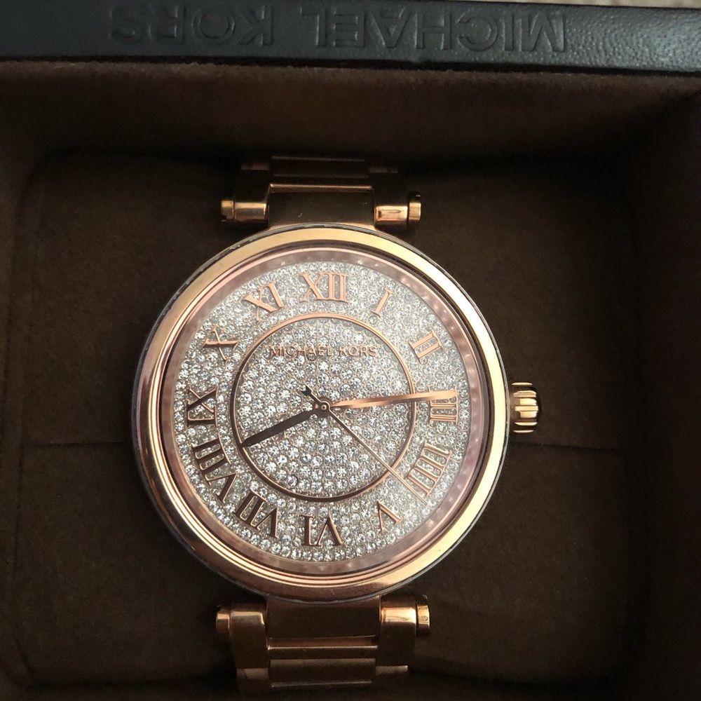 Micheal Kors Rose Gold Watch